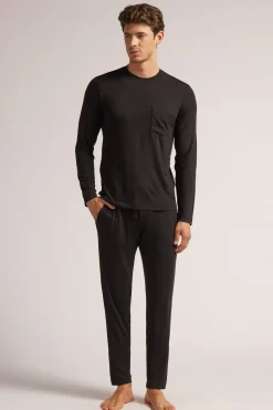 Set de pyjama long en micromodal