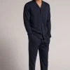Set de pyjama long ouvert devant en coton Superior