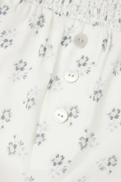 Short en coton Superior DUSTY FLOWER
