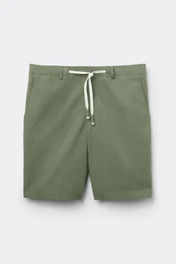 Short en lin et coton
