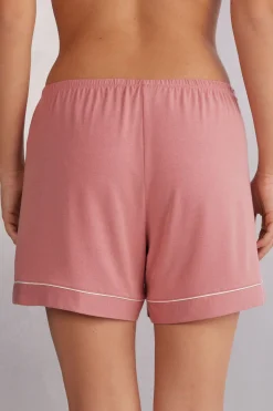 Short en modal avec bords en contraste