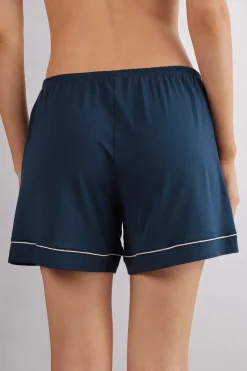 Short en modal avec bords en contraste