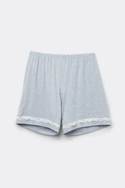 Short en modal et dentelle