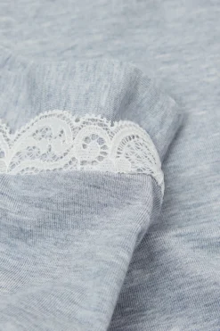Short en modal et dentelle