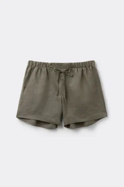 Short en toile de lin