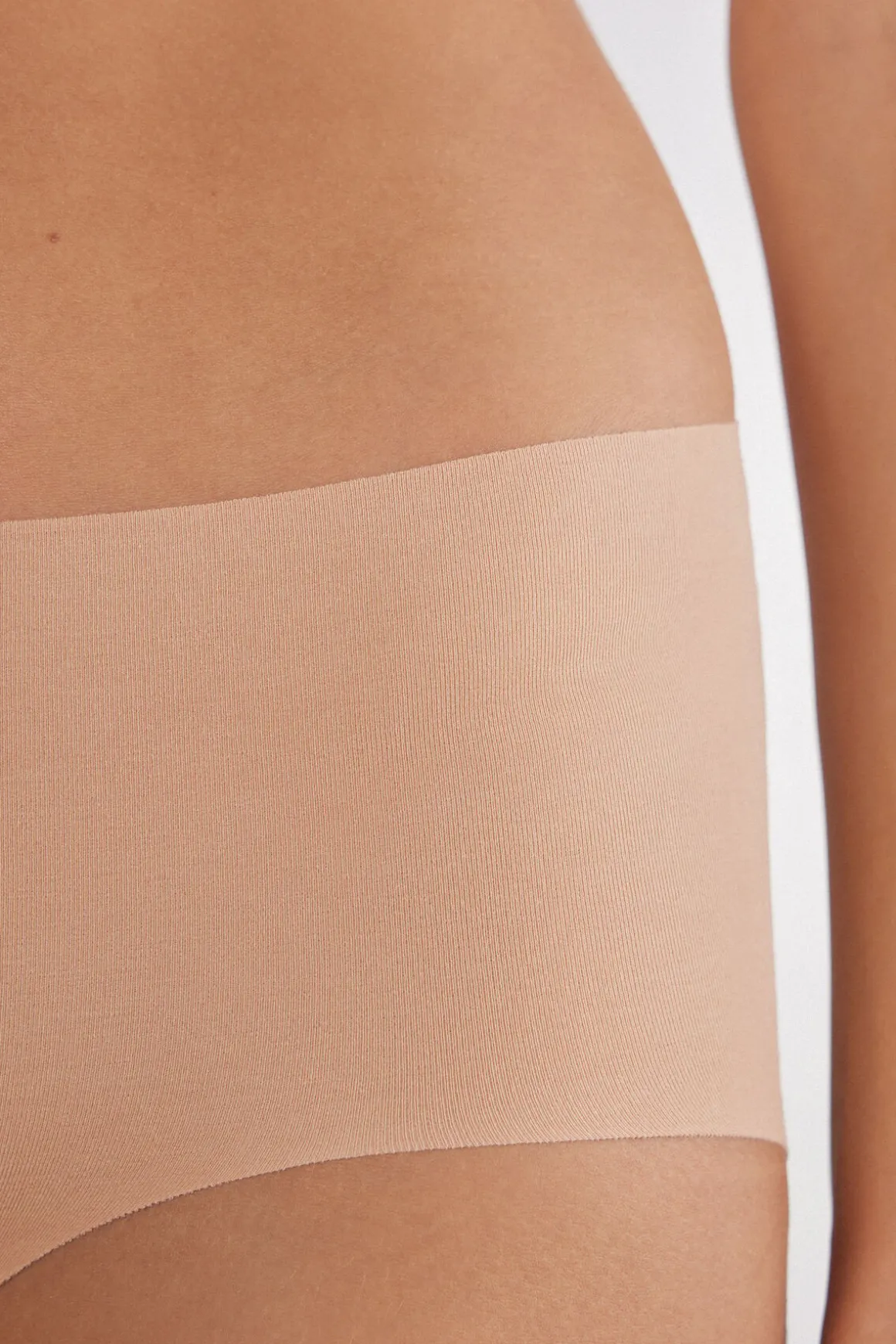 Shorty en coton sans couture