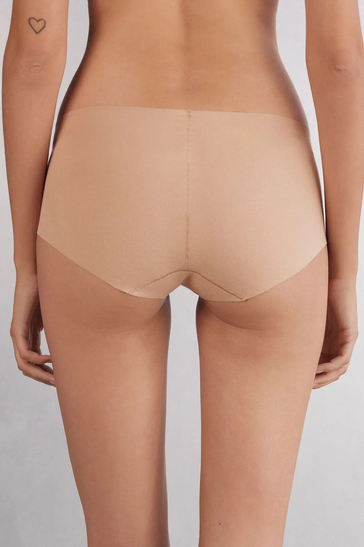 Shorty en coton sans couture