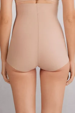 Shorty taille haute en cotton light shaping