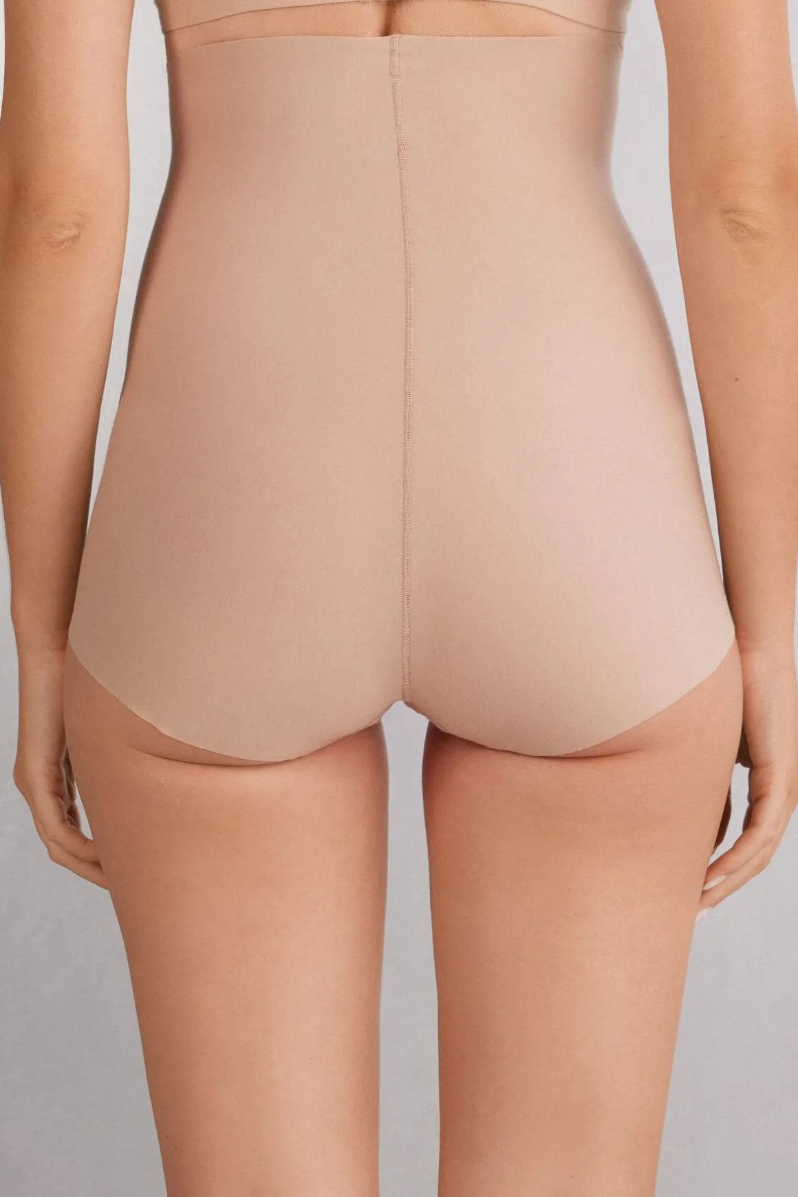 Shorty taille haute en cotton light shaping