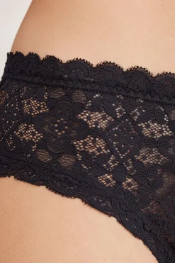 Shorty tanga en dentelle