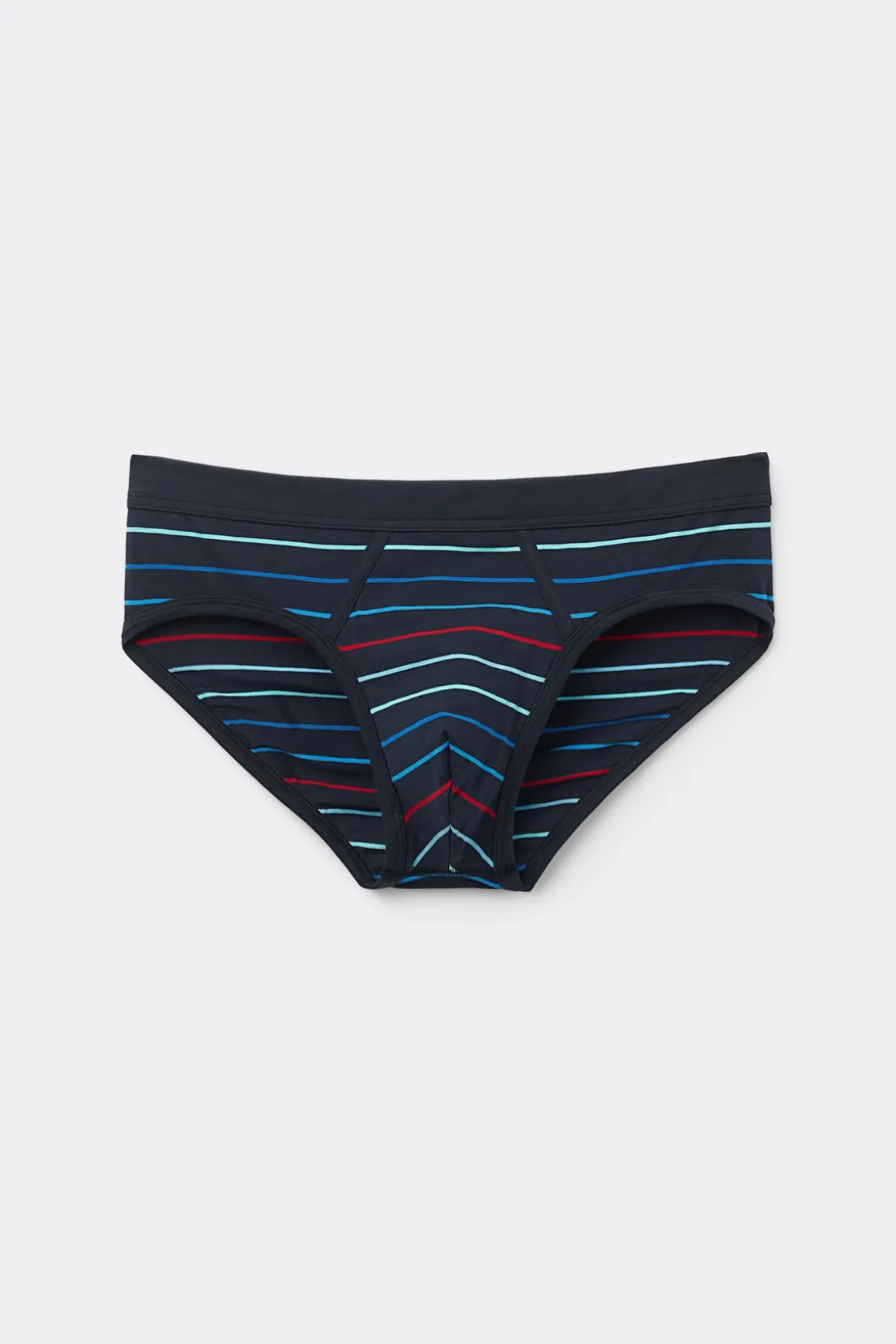 Slip en coton Superior imprimÉ rayÉ multicolore