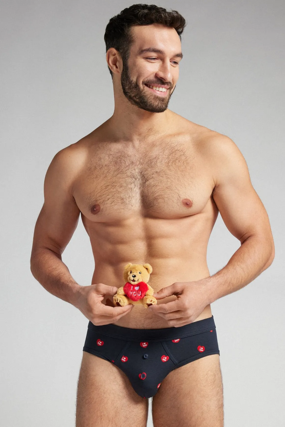 Slip en coton Superior Peluche I Love You