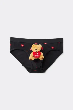 Slip en coton Superior Peluche I Love You