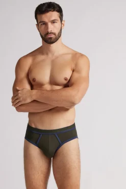 Slip homme en coton Superior à logo