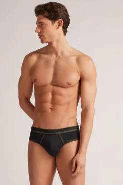 Slip homme en coton Superior à logo