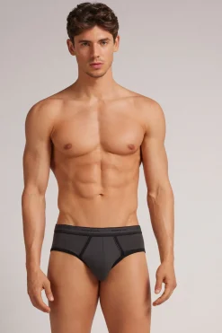 Slip homme en coton Superior à logo
