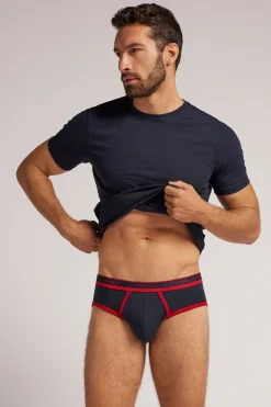 Slip homme en coton Superior à logo