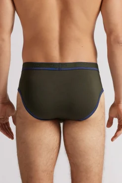 Slip homme en coton Superior à logo