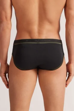 Slip homme en coton Superior à logo