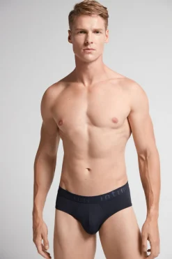 Slip pour homme en microfibre avec Élastique à logo