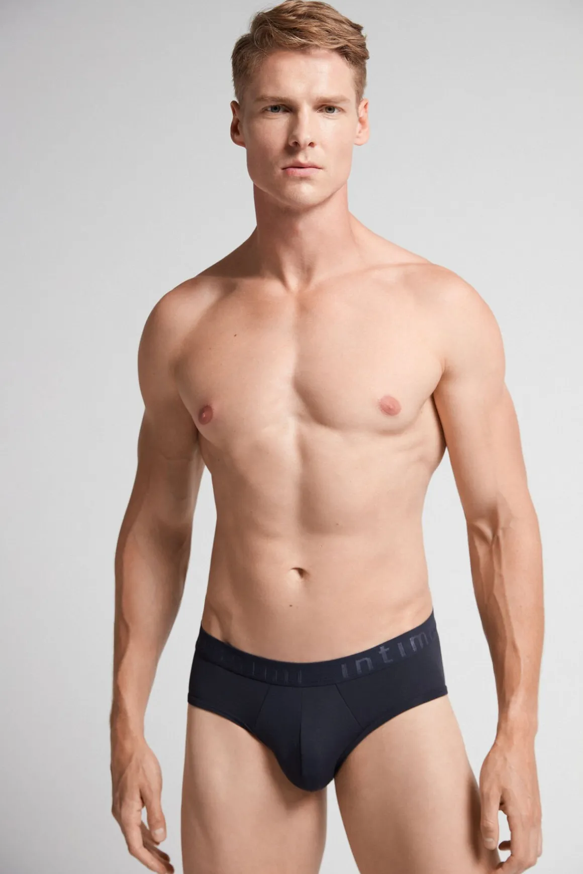 Slip pour homme en microfibre avec Élastique à logo