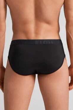Slip pour homme en microfibre avec Élastique à logo