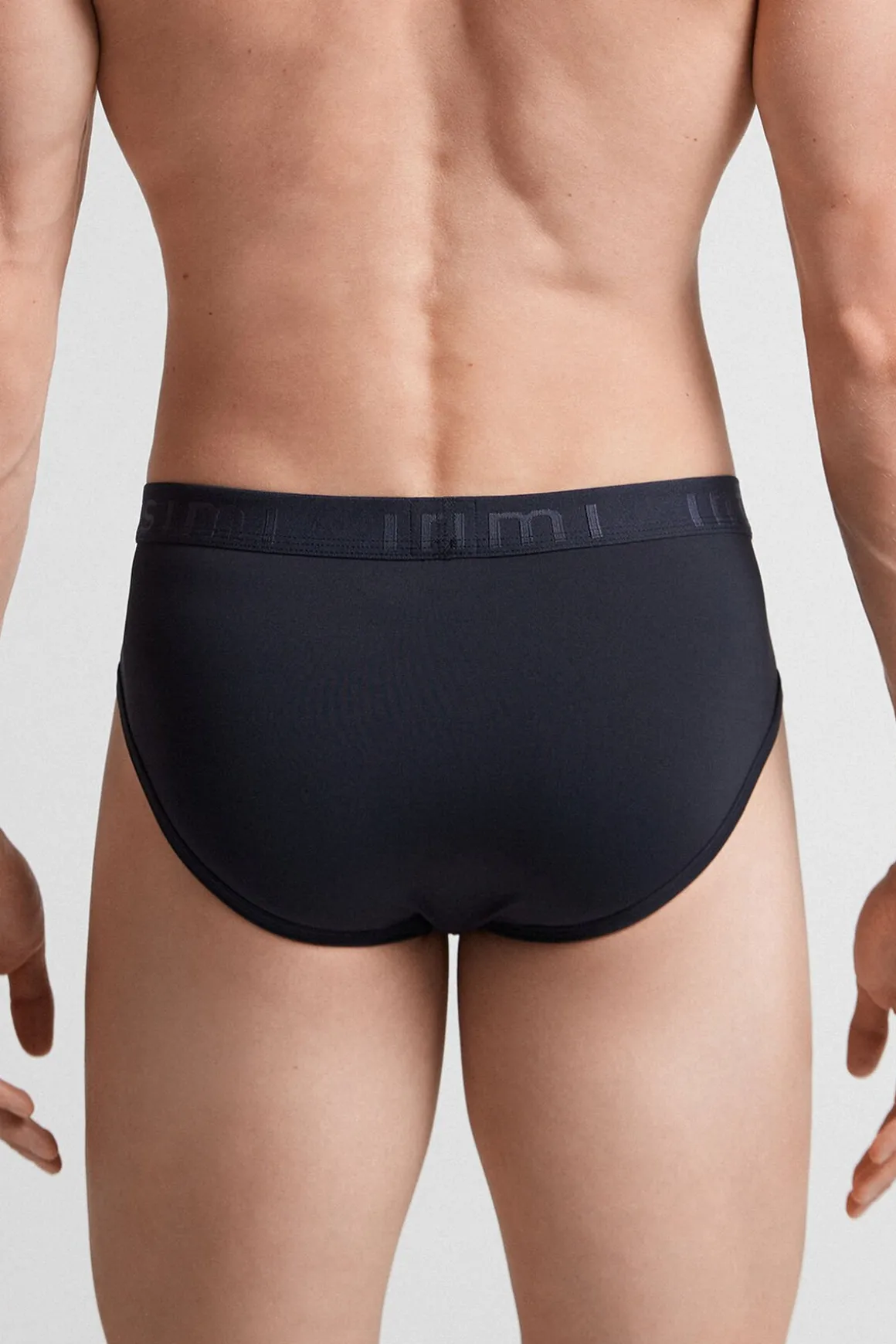 Slip pour homme en microfibre avec Élastique à logo