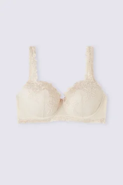 Soutien-gorge balconnet en dentelle florale