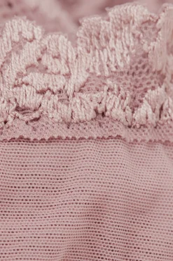 Soutien-gorge balconnet en dentelle florale