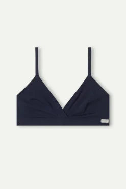 Soutien-gorge triangle sans armatures en coton naturel EMMA