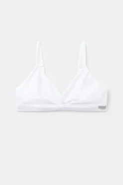 Soutien-gorge triangle sans armatures en coton naturel EMMA