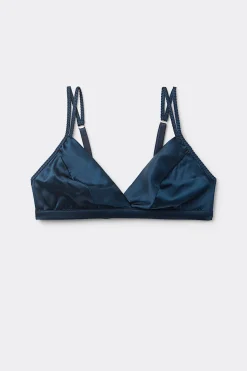 Soutien-gorge triangle sans armatures en soie EMMA