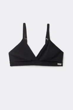 Soutien-gorge triangle sans armatures en coton naturel EMMA