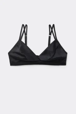 Soutien-gorge triangle sans armatures en soie EMMA