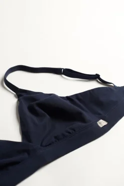 Soutien-gorge triangle sans armatures en coton naturel EMMA