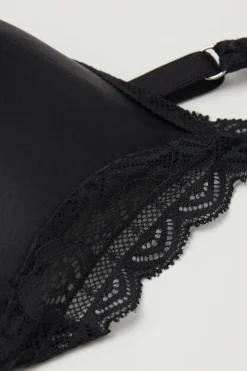 Soutien-gorge triangle sans armatures en soie TIZIANA
