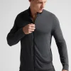 Sweat à Zip en Soie et Modal