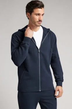 Sweat en coton zippÉ