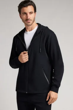 Sweat en coton zippÉ