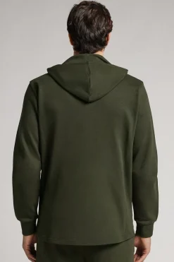 Sweat en coton zippÉ