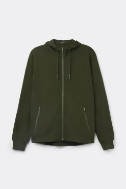 Sweat en coton zippÉ