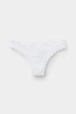 Tanga en Coton et Dentelle