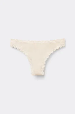 Tanga en Coton et Dentelle
