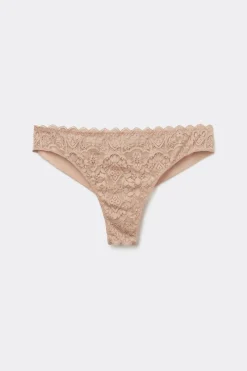 Tanga en Dentelle et Microfibre