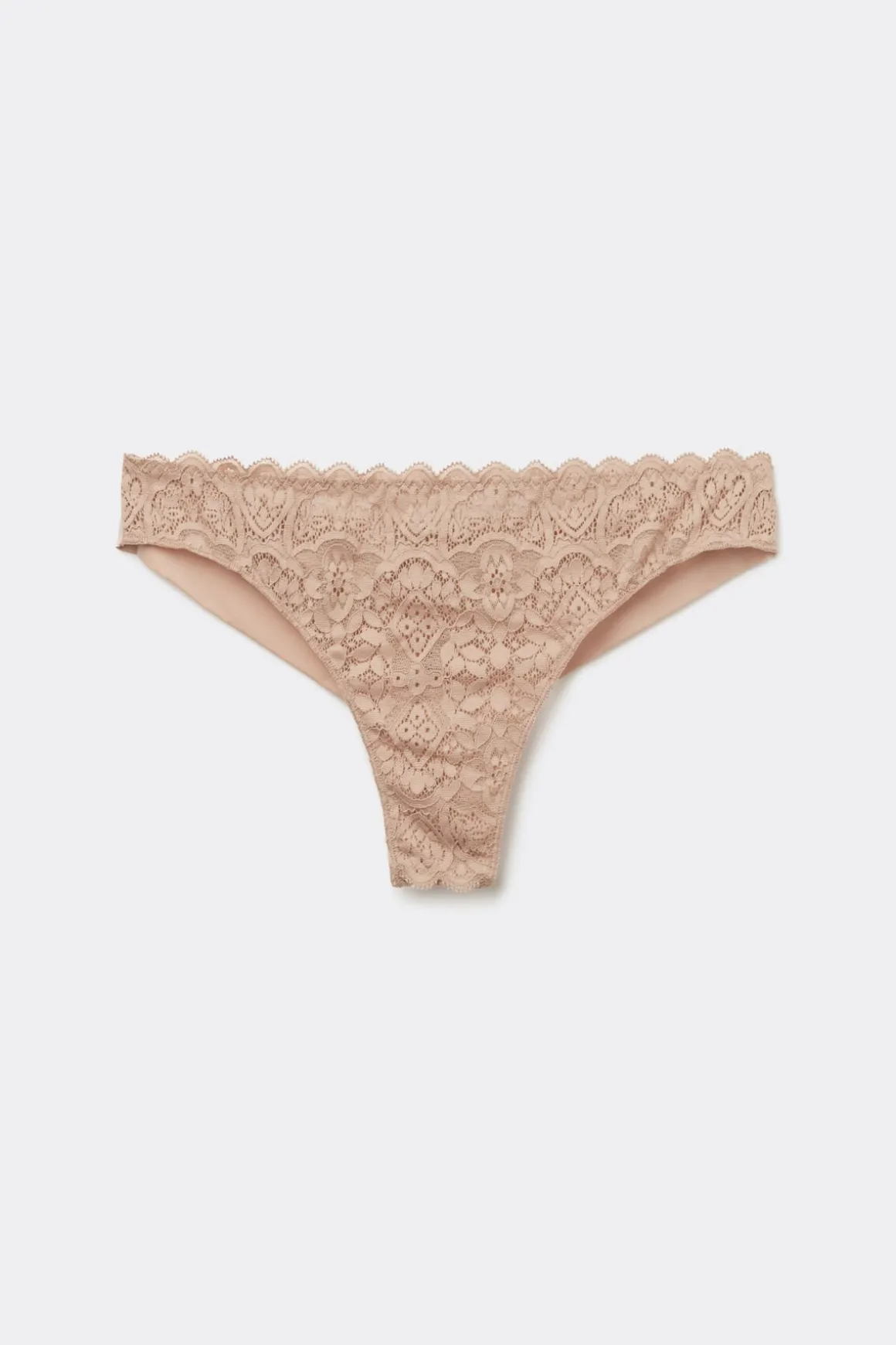 Tanga en Dentelle et Microfibre
