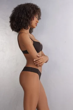 Tanga femme en coton sans coutures