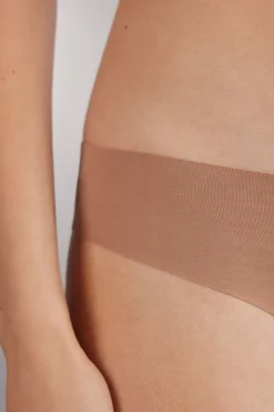 Tanga femme en coton sans coutures