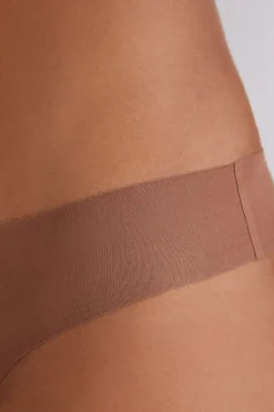 Tanga femme en coton sans coutures