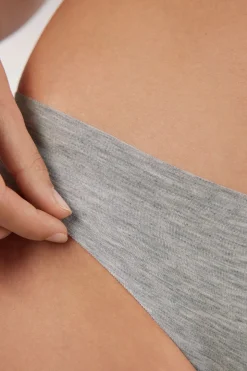 Tanga femme en coton sans coutures