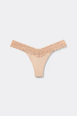 Tanga Style AnnÉes 80 en Dentelle et Microfibre